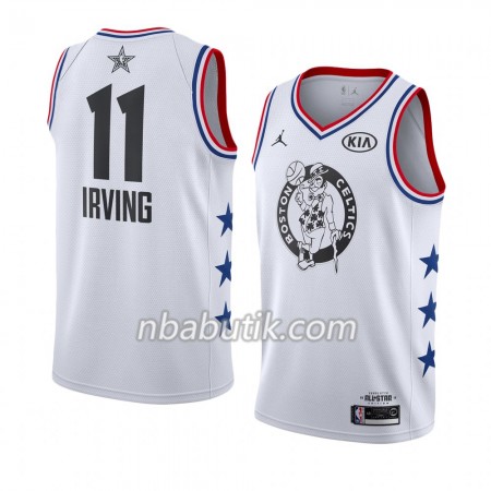NBA Mænd Trøje Boston Celtics Kyrie Irving 11 2019 All-Star Jordan Brand Hvid Swingman NBA Mænd Trøje Boston Celtics Kyrie Irving 11 2019 All-Star Jordan Brand Hvid Swingman